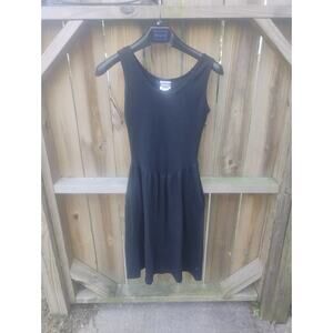Vintage Simply Basic M Babydoll Tank Dress Fit Flare Skater Pockets Goth Witchy
